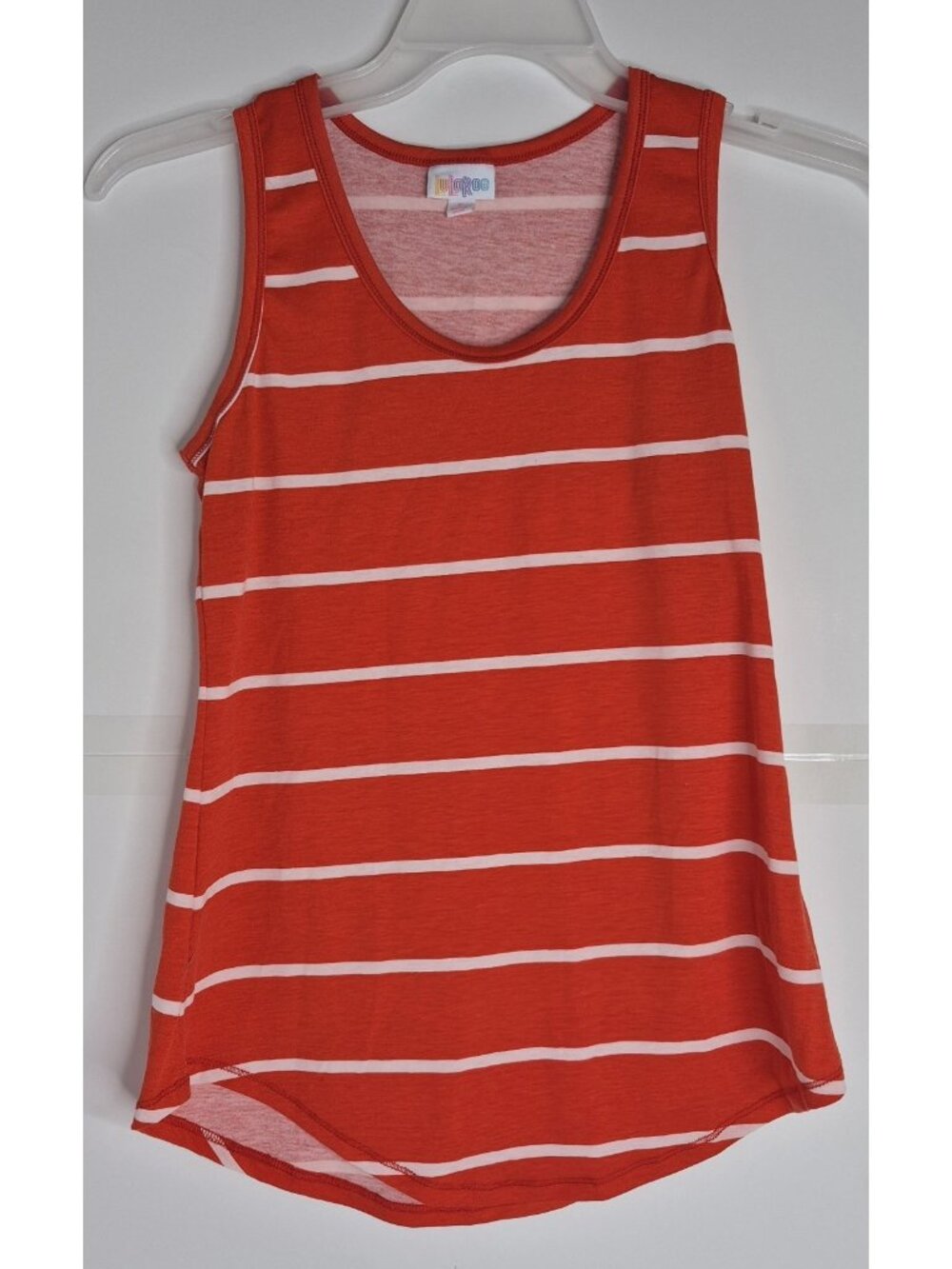 NWT Lularoe Small Tank Top Red with White Stripes